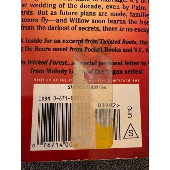 V.C. Andrews "Wicked Forest" Paperback Novel - Picture 3 of 6